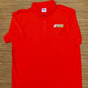 Home Depot orange polo short sleeve 2XL